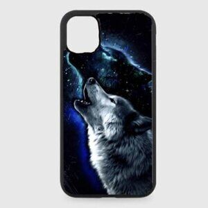 BLUE Wolf Howl Phone Case